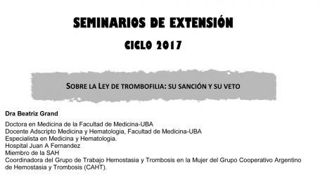 SEMINARIOS DE EXTENSION 2017